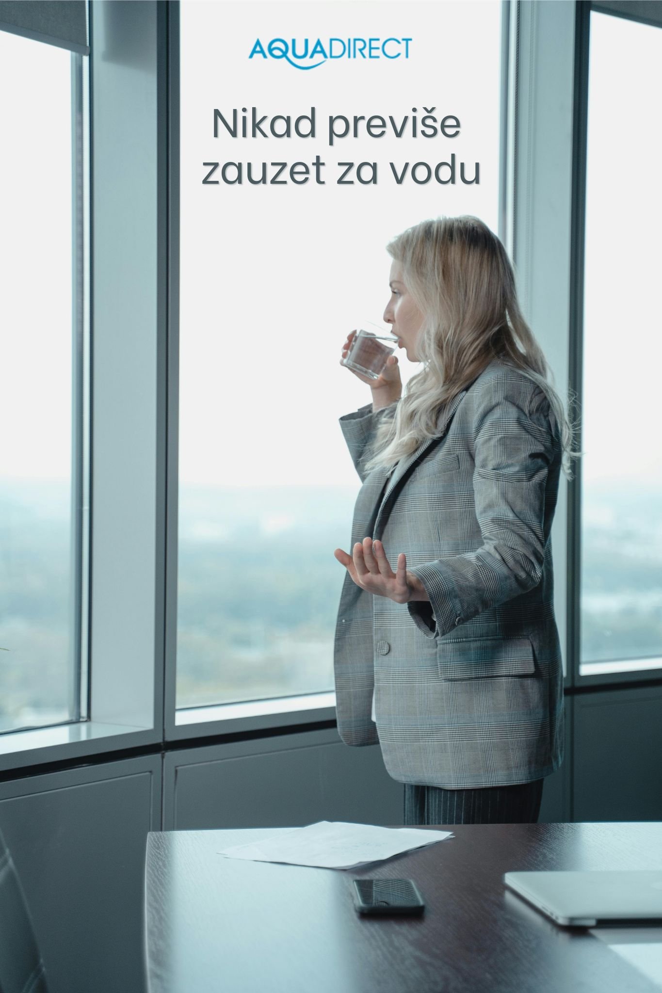 nikad previše zauzet za vodu!